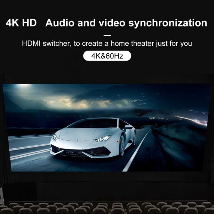 3 x 1 4K 60Hz HDMI Bi-Direction Switcher with Pigtail HDMI Cable - HoMEdemic™ 