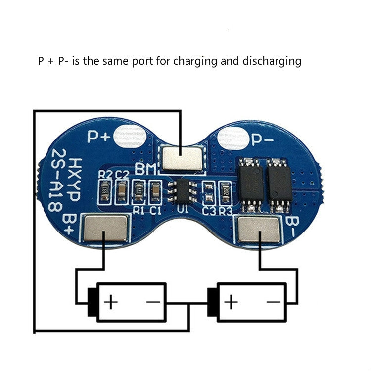 30 PCS  4A  2-Tandem 7.4V / 8.4V 18650 Lithium Battery Protection Board,  Anti-Overcharge, Anti-Overdischarge - HoMEdemic™ 