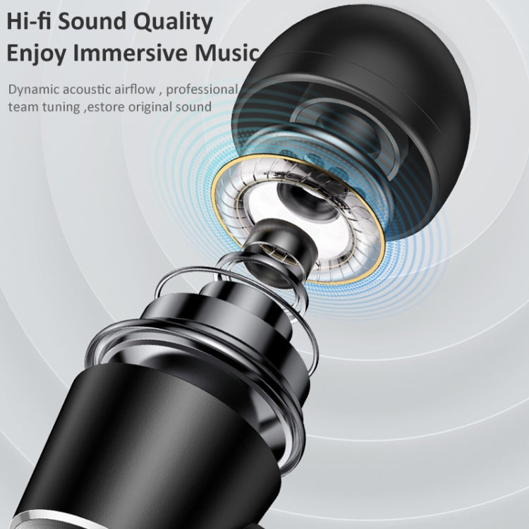 30 PCS USAMS EP-42 3.5mm Plating Metal In-ear Wired Earphone, Length: 1.2m, Test Tube Packaging(Black) - HoMEdemic™ 