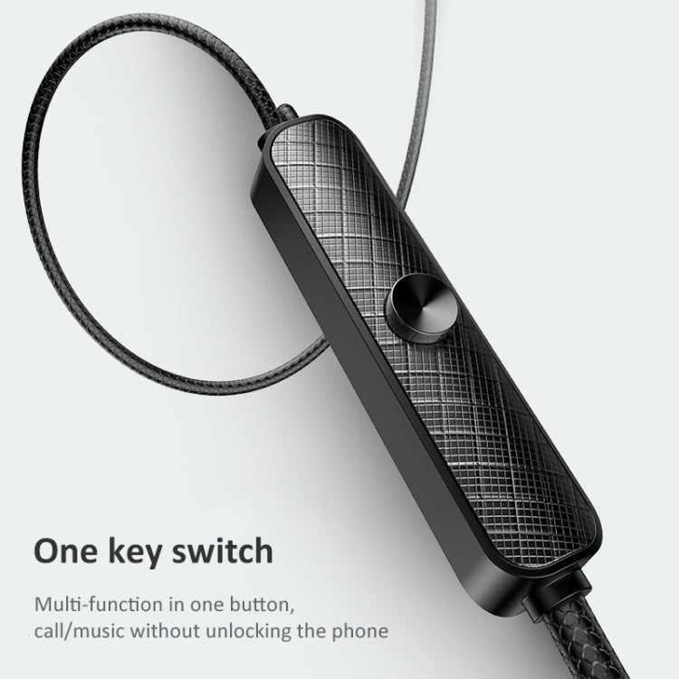 30 PCS USAMS EP-42 3.5mm Plating Metal In-ear Wired Earphone, Length: 1.2m, Test Tube Packaging(Black) - HoMEdemic™ 