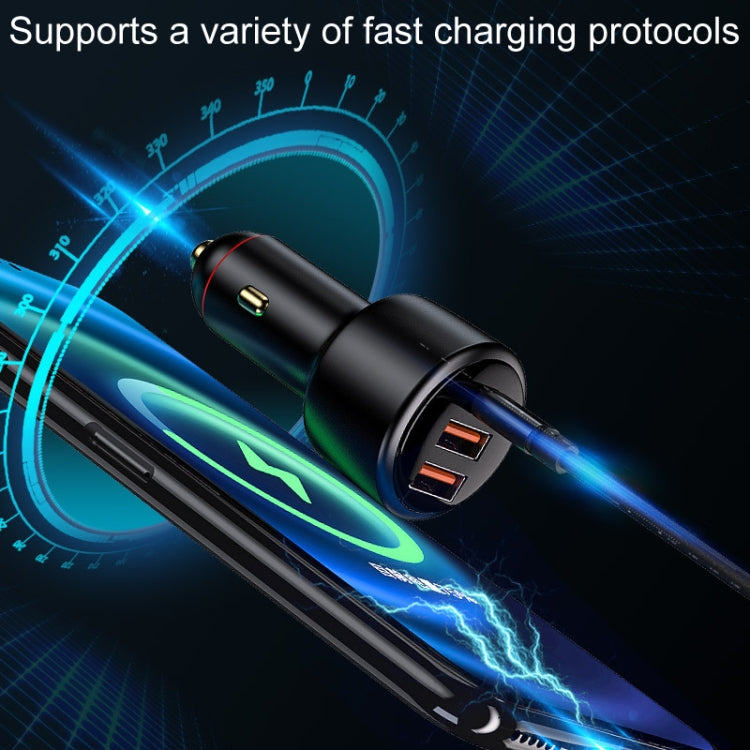 300W Vehicle Mini Fast Charging Charger Car One To Three Cigarette Lighter - HoMEdemic™ 