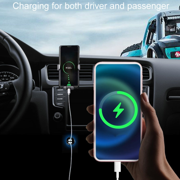 300W Vehicle Mini Fast Charging Charger Car One To Three Cigarette Lighter - HoMEdemic™ 