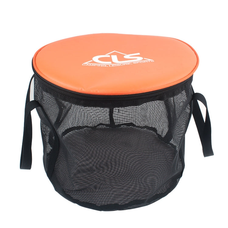 30L 4 in 1 PVC Outdoor Folding Double Drain Basket Camping Fishing Gear Bag - HoMEdemic™ 