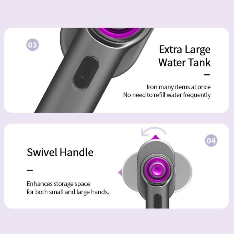 30W Mini Steamer Rotary Folding Iron Insulation Anti-Scald Garment US Plug(Grey) - HoMEdemic™ 