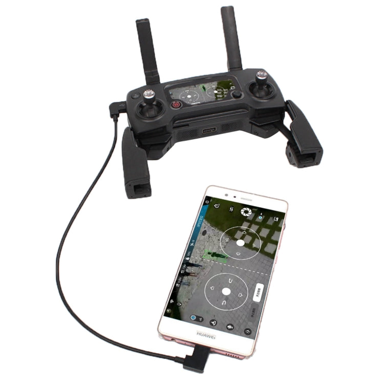 30cm Micro USB to USB-C / Type-C Converting Data Cable Connector for DJI MAVIC PRO & SPARK Remote Controller, Smartphones, Tablets - HoMEdemic™ 