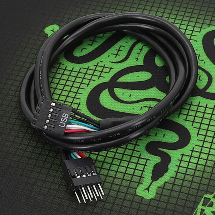 30cm Motherboard 9Pin USB2.0 Extension Cable 26AWG Double Shielded Cord - HoMEdemic™ 