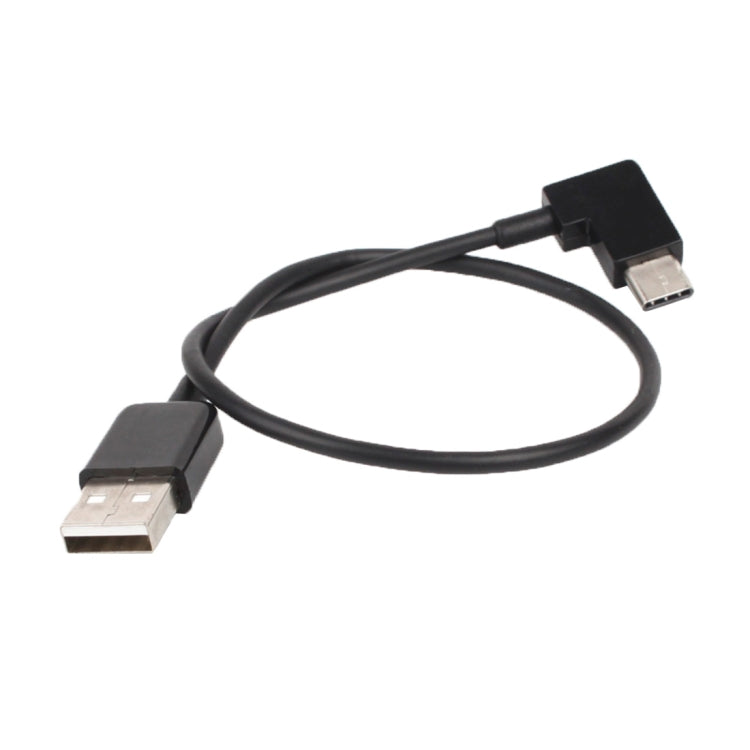 30cm USB to USB-C / Type-C Right Angle Data Connector Cable for DJI SPARK / MAVIC PRO / Phantom 3 & 4 / Inspire 1 & 2, USB to USB-C / Type-C - HoMEdemic™ 