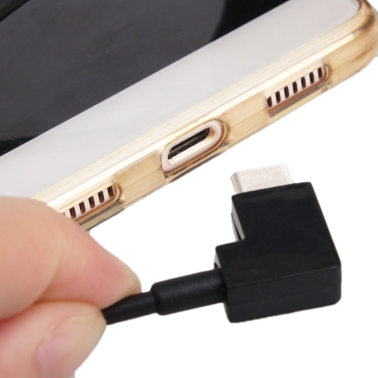 30cm USB to USB-C / Type-C Right Angle Data Connector Cable for DJI SPARK / MAVIC PRO / Phantom 3 & 4 / Inspire 1 & 2, USB to USB-C / Type-C - HoMEdemic™ 