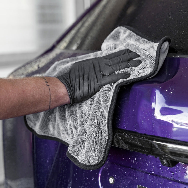 30x40cm Thickened Twisted Braid Cloth Absorbent Car Cleaning Towel(Dark Gray 1pcs) - HoMEdemic™ 