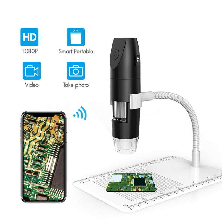 316 50-1000X Adjustable Smart Wifi USB Digital Microscope - HoMEdemic™ 
