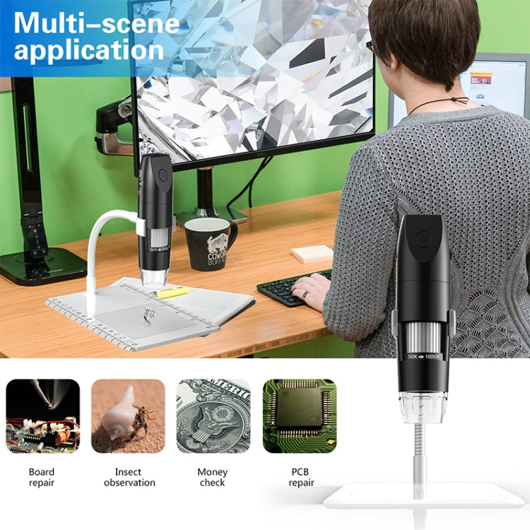 316 50-1000X Adjustable Smart Wifi USB Digital Microscope - HoMEdemic™ 