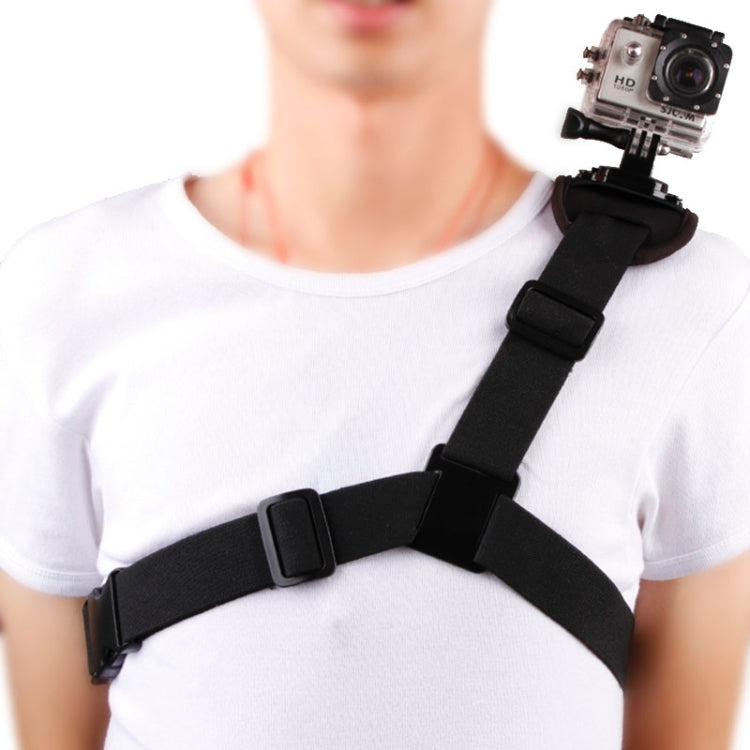 360 Degree Rotary Special Sports Single Shoulder DV Chest Belt for GoPro, Insta360, DJI and Other Action Cameras(Black) - HoMEdemic™ 