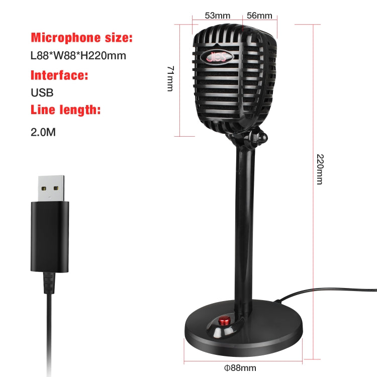 360 Degree Rotatable Driveless USB Voice Chat Device Video Conference Microphone, Cable Length: 2.2m - HoMEdemic™ 