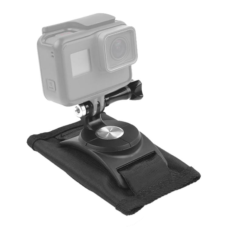 360 Degree Rotating Quick Release Strap Mount Shoulder Backpack Mount for GoPro, Insta360, DJI and Other Action Cameras(Black) - HoMEdemic™ 