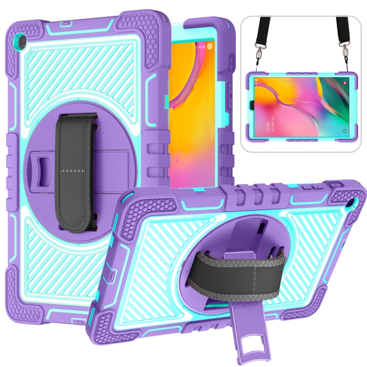 360 Degree Rotation Contrast Color Shockproof Silicone + PC Case with Holder & Hand Grip Strap & Shoulder Strap - HoMEdemic™ 