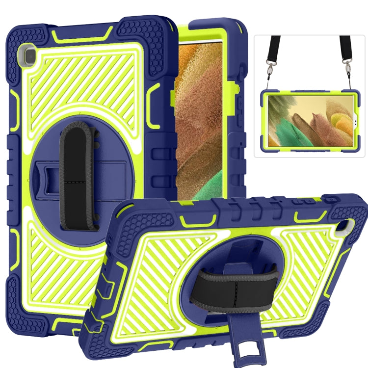360 Degree Rotation Contrast Color Shockproof Silicone + PC Case with Holder & Hand Grip Strap & Shoulder Strap - HoMEdemic™ 
