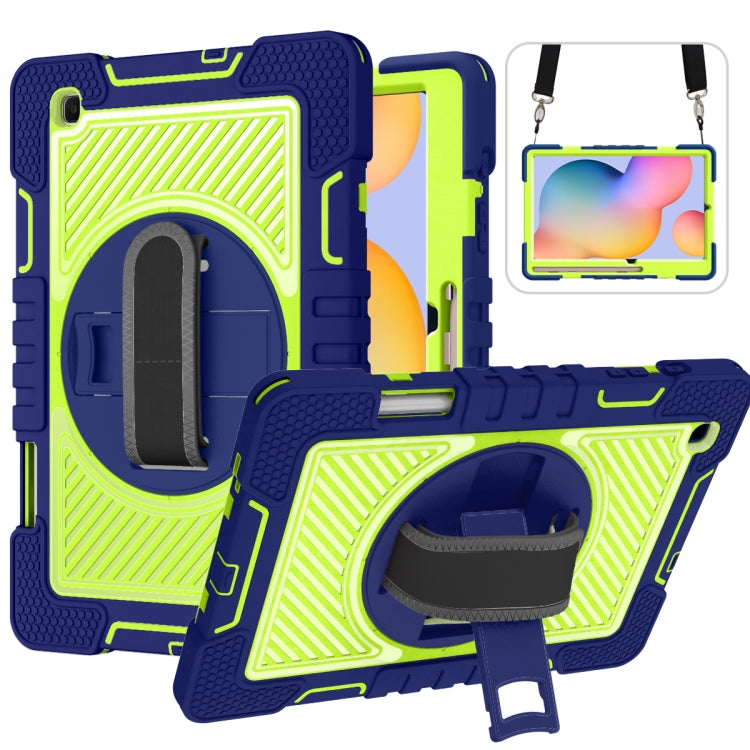 360 Degree Rotation Contrast Color Shockproof Silicone + PC Case with Holder & Hand Grip Strap & Shoulder Strap - HoMEdemic™ 