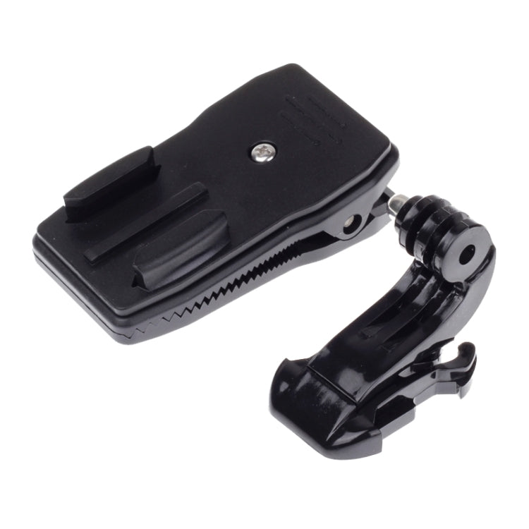 360 Degree Rotation J Shape Backpack Hat Clip Fast Clamp Mount for Xiaomi Yi Sport Camera(XM17) - HoMEdemic™ 