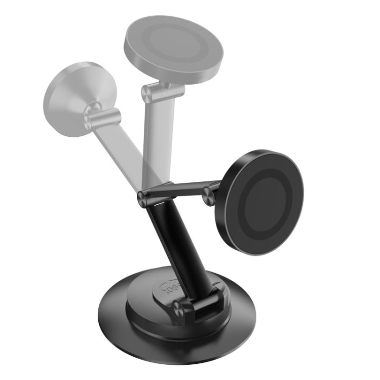 360 Rotating Car Magnetic Cell Phone Holder Magsafe Metal Car Folding Navigation Stand(Black) - HoMEdemic™ 