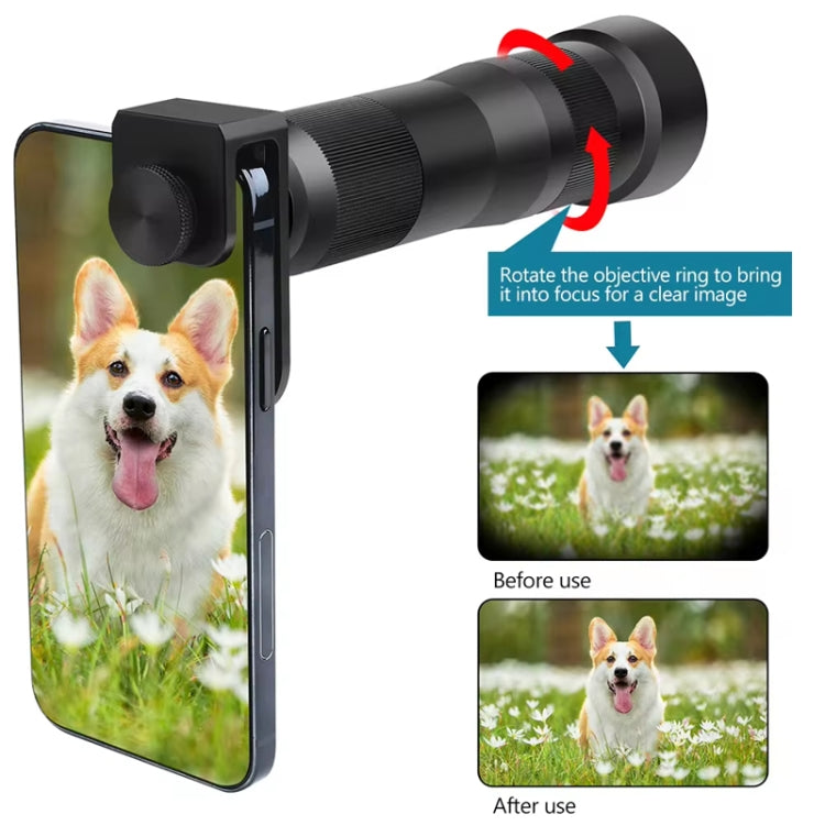 38X Mobile Phone Telephoto Lens Set Monocular Telescope With Tripod - HoMEdemic™ 