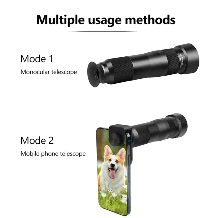 38X Mobile Phone Telephoto Lens Set Monocular Telescope With Tripod - HoMEdemic™ 