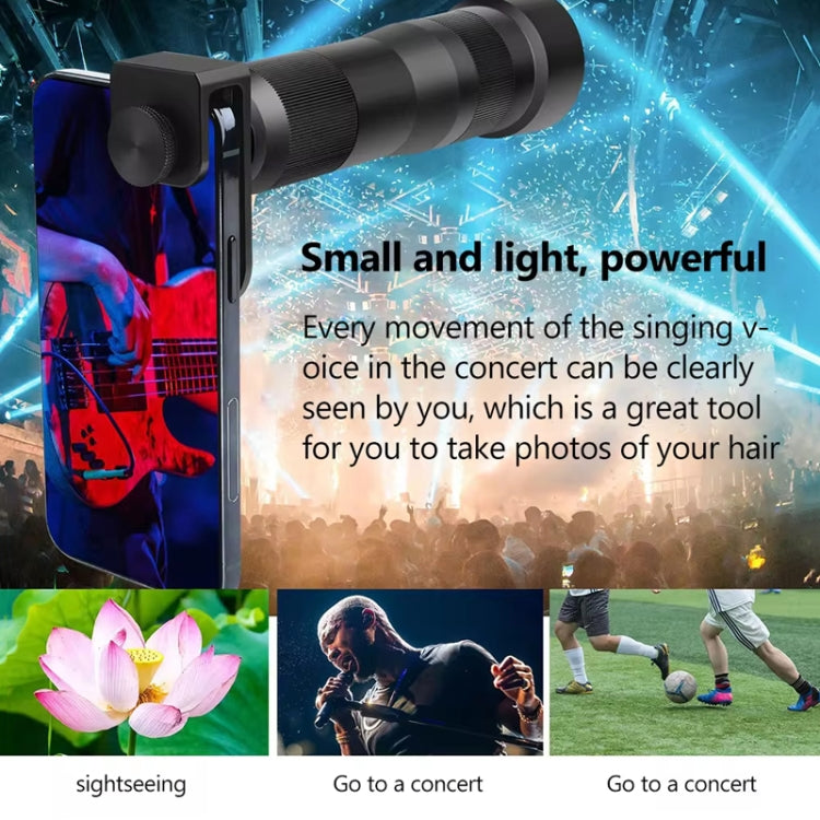 38X Mobile Phone Telephoto Lens Set Monocular Telescope With Tripod - HoMEdemic™ 
