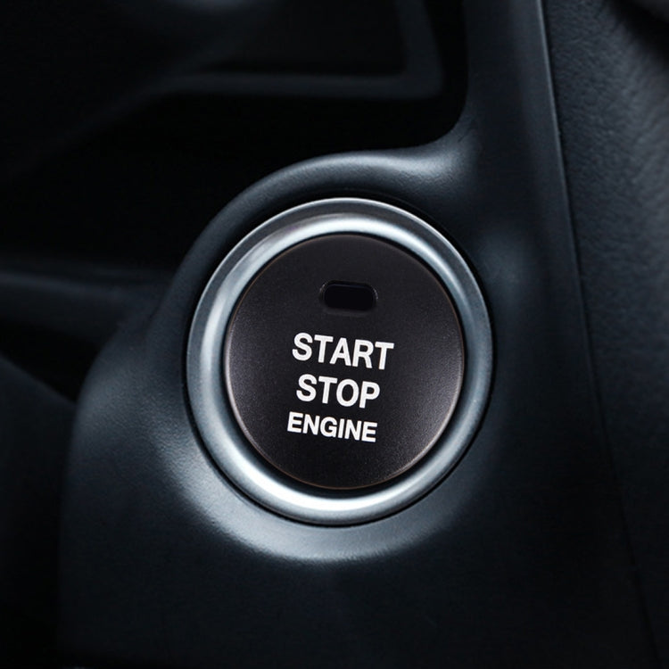 3D Aluminum Alloy Engine Start Stop Push Button Cover Trim Decorative Sticker for Mazda, for Mazda - HoMEdemic™ 