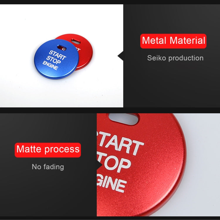 3D Aluminum Alloy Engine Start Stop Push Button Cover Trim Decorative Sticker for Mazda, for Mazda - HoMEdemic™ 