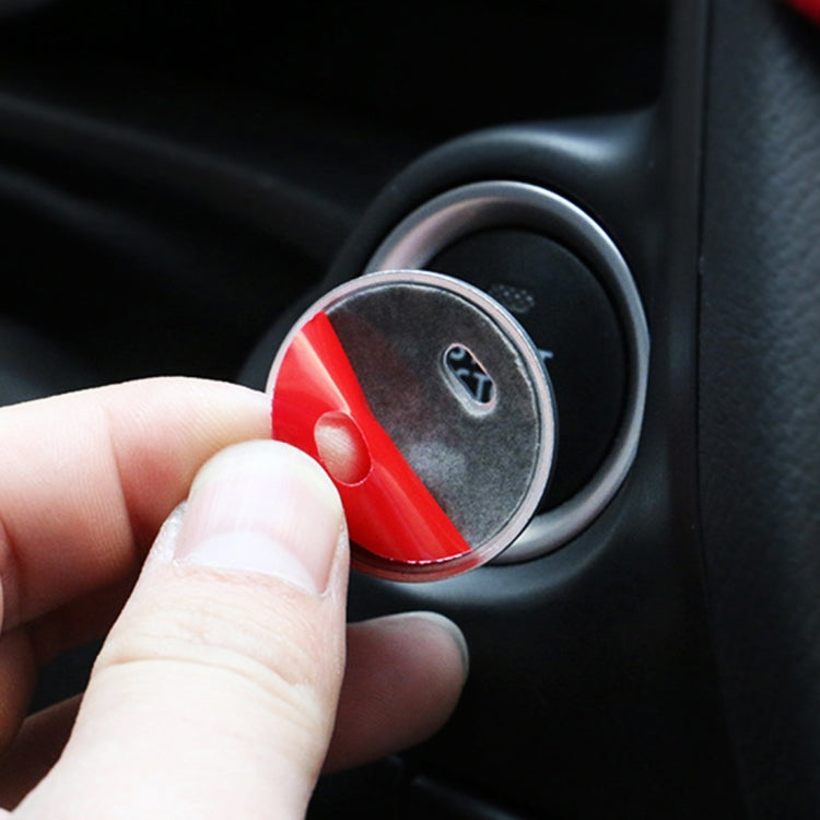 3D Aluminum Alloy Engine Start Stop Push Button Cover Trim Decorative Sticker for Mazda, for Mazda - HoMEdemic™ 