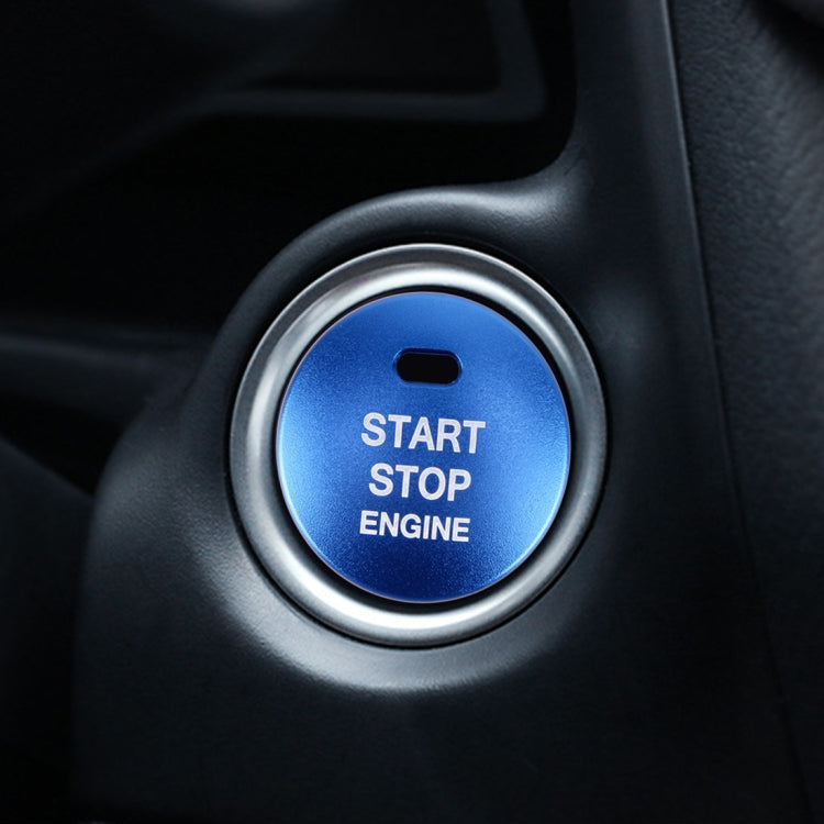 3D Aluminum Alloy Engine Start Stop Push Button Cover Trim Decorative Sticker for Mazda, for Mazda - HoMEdemic™ 