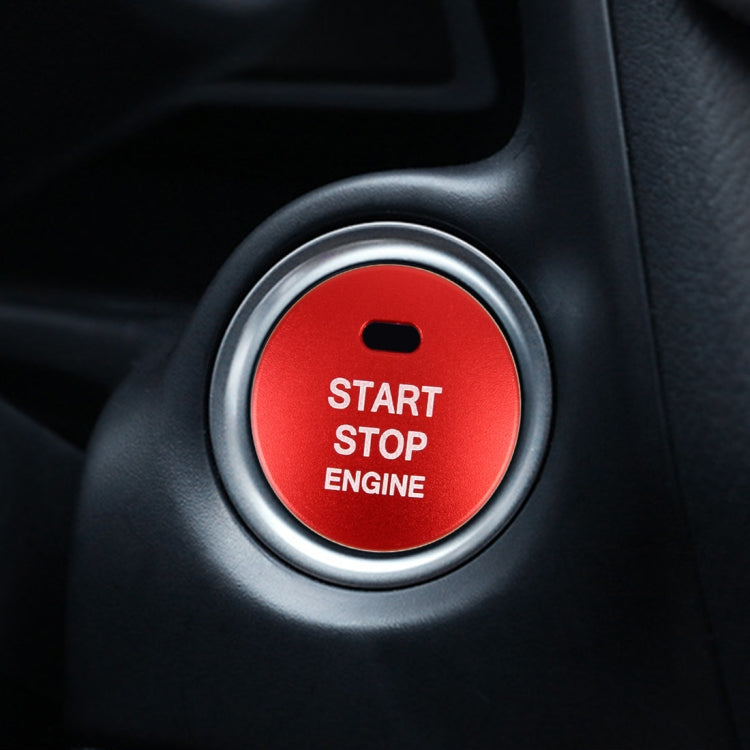 3D Aluminum Alloy Engine Start Stop Push Button Cover Trim Decorative Sticker for Mazda, for Mazda - HoMEdemic™ 
