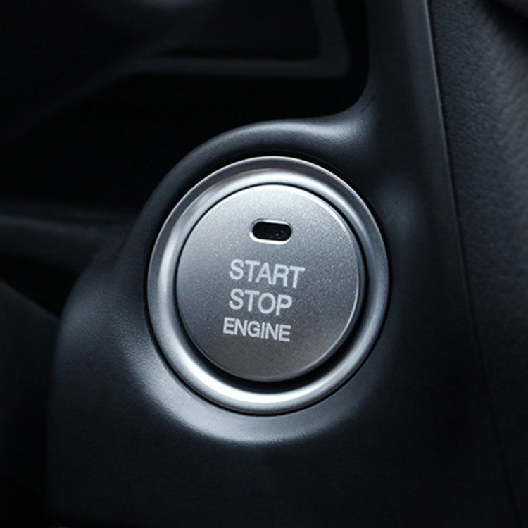 3D Aluminum Alloy Engine Start Stop Push Button Cover Trim Decorative Sticker for Mazda, for Mazda - HoMEdemic™ 