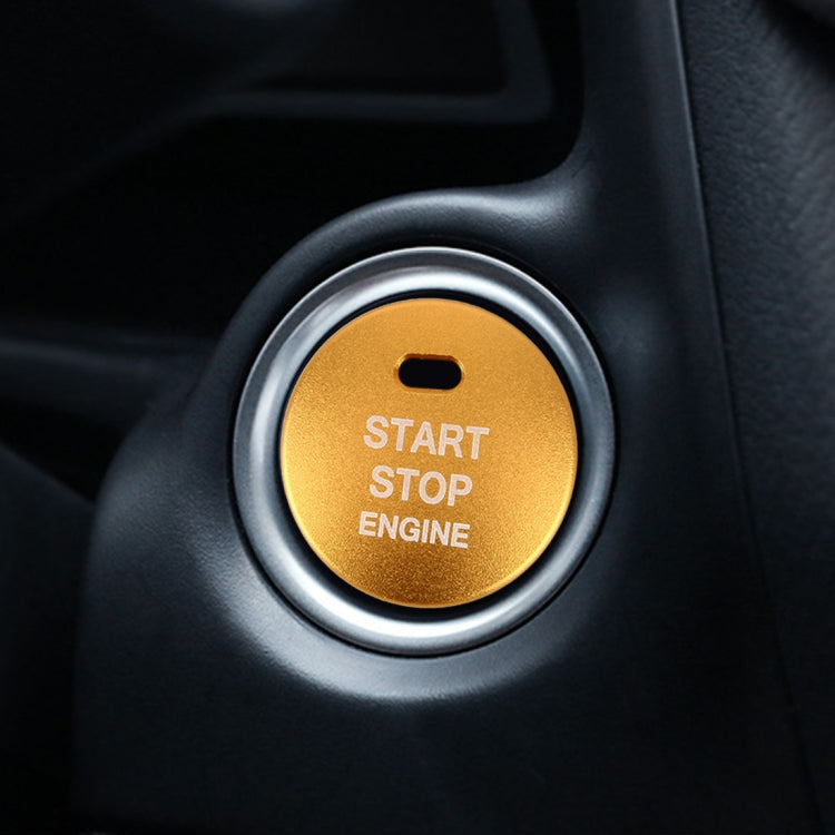 3D Aluminum Alloy Engine Start Stop Push Button Cover Trim Decorative Sticker for Mazda, for Mazda - HoMEdemic™ 