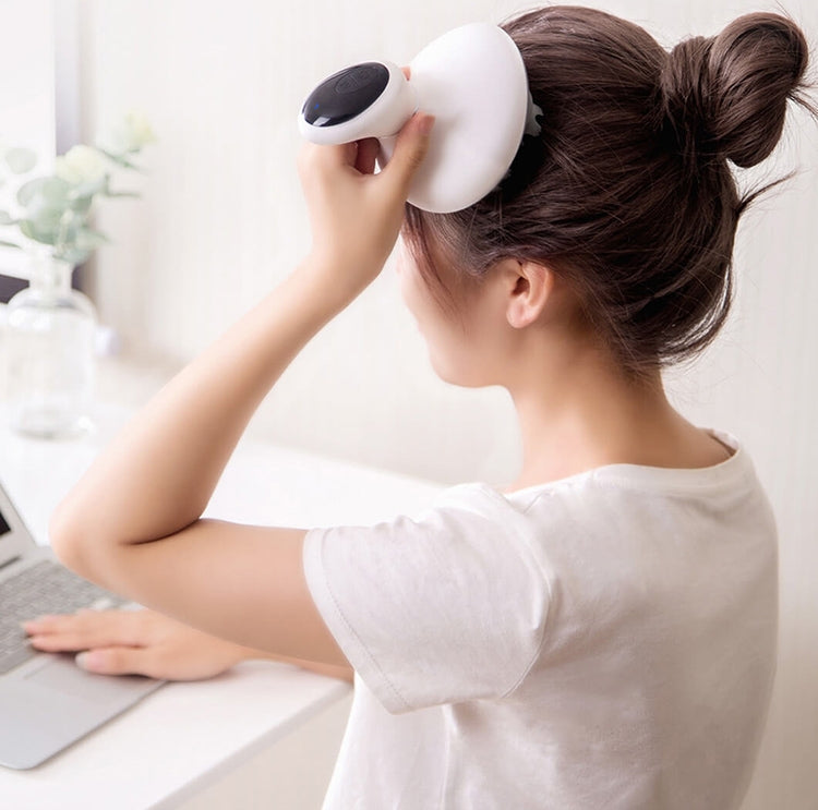 3D Intelligent Electric Head Massager Scalp Massager (White) - HoMEdemic™ 