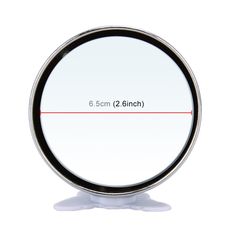 3R-044 Auxiliary Rear View Mirror Car Adjustable Blind Spot Mirror Wide Angle Auxiliary Rear View Side Mirror, 3R-044 (Silver), 3R-044 (White), 3R-044 (Black) - HoMEdemic™ 