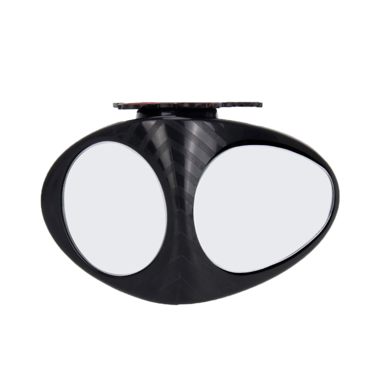 3R-046 360 Degrees Rotatable Right Blind Spot Side Assistant Mirror for Auto Car, Right Black, Right White - HoMEdemic™ 