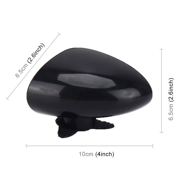 3R-046 360 Degrees Rotatable Right Blind Spot Side Assistant Mirror for Auto Car, Right Black, Right White - HoMEdemic™ 