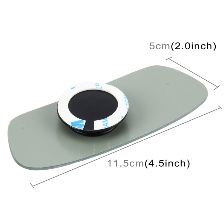 3R-053 Car Truck Blind Spot Rear View Wide Angle Mirror Blind Spot Mirror 360 Degree Adjustable Wide-angle Mirror, Size: 11.5*5cm, Size: 11.5*5cm - HoMEdemic™ 