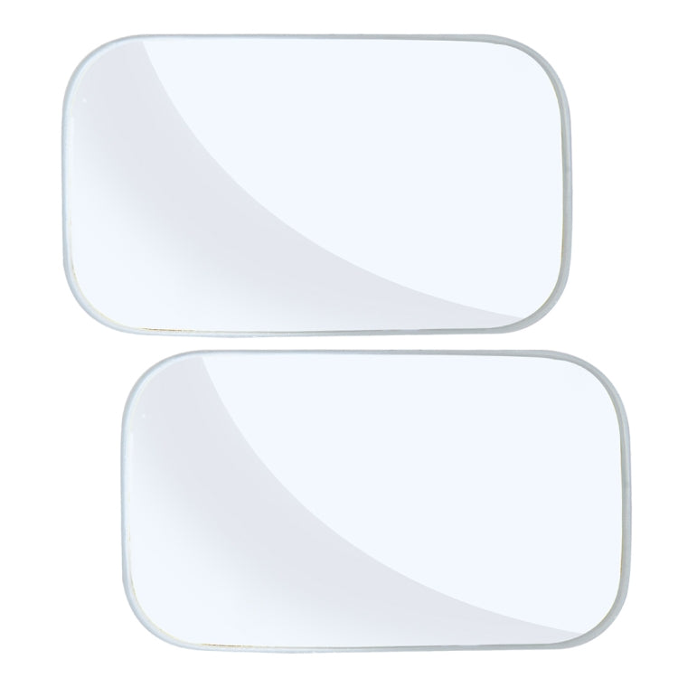 3R-054 2 PCS Car Truck Square Blind Spot Rear View Wide Angle Mirror Blind Spot Mirror 360 Degree Adjustable Wide-angle Mirror, Size: 7*4cm, Size: 7*4cm - HoMEdemic™ 