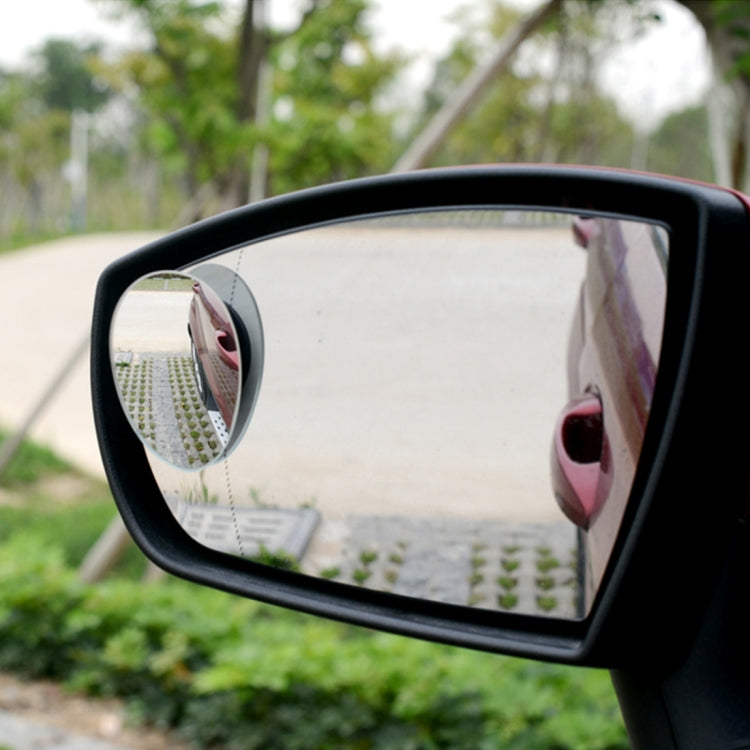 3R-055 2 PCS Car Truck Oval Blind Spot Rear View Wide Angle Mirror Blind Spot Mirror 360 Degree Adjustable Wide-angle Mirror, Size: 6.7*4.5cm, Size: 6.7*4.5cm - HoMEdemic™ 