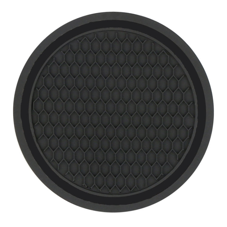 3pcs 7cm Car Diamond-free Water Coaster Interior Anti-slip Mat(Black) - HoMEdemic™ 