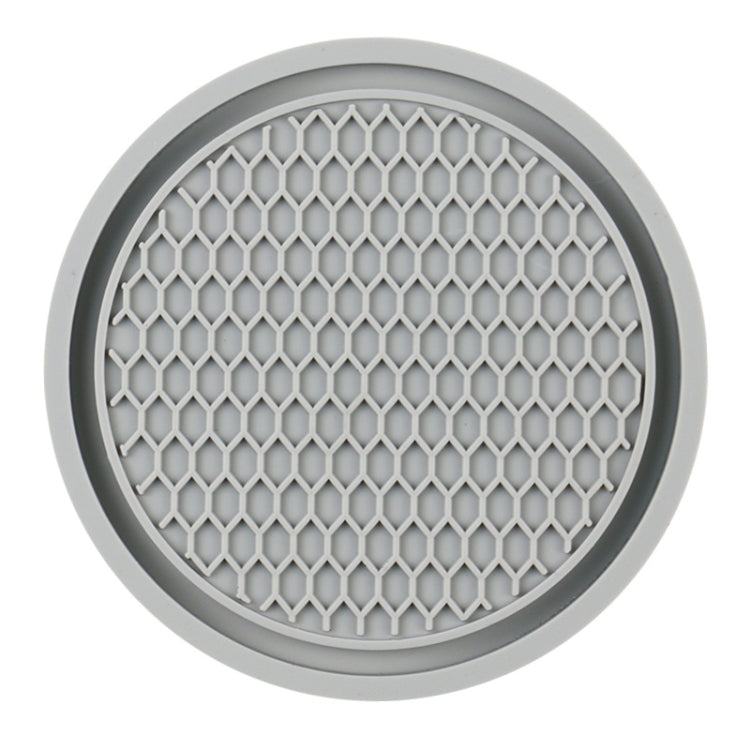 3pcs 7cm Car Diamond-free Water Coaster Interior Anti-slip Mat(Gray) - HoMEdemic™ 