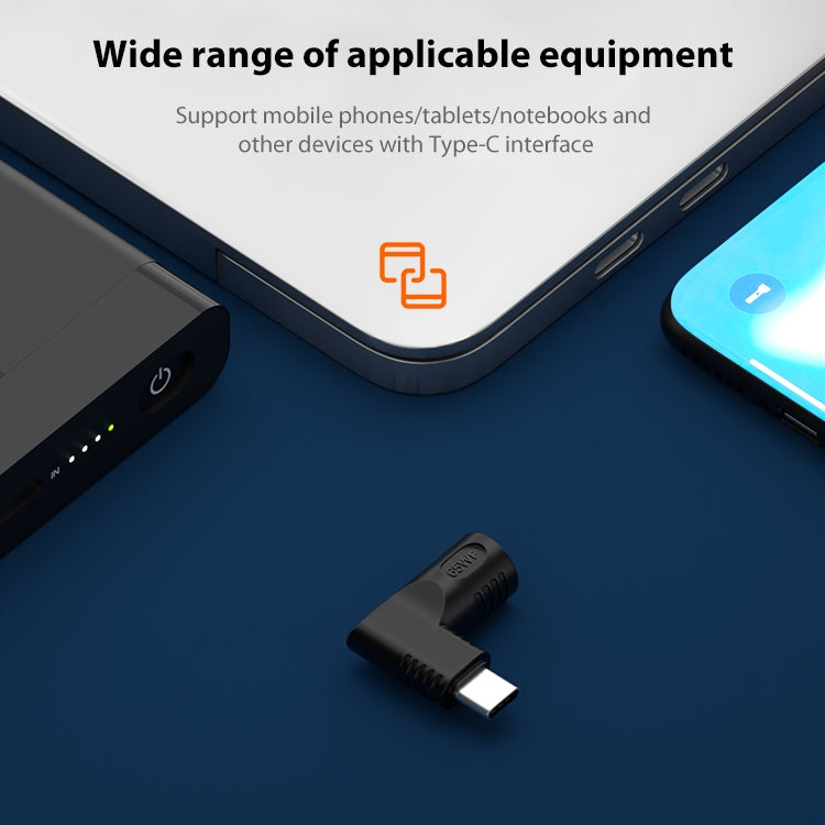 4.0x1.7mm 65W DC Input to USB-C / Type-C PD Power Adapter - HoMEdemic™ 