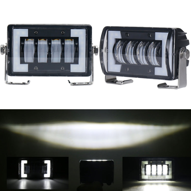 4.76 inch 24W DC 12-24V 1800LM IP67 Car Work Lights / Front Bumper Lights / Roof Lights, with Holder, 4.76 inch - HoMEdemic™ 