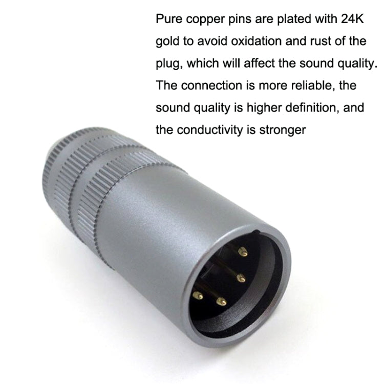 4 Core XLR to 2.5mm Amplifier Balance Female Headphone Adapter - HoMEdemic™ 