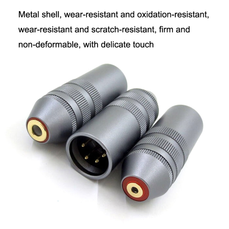 4 Core XLR to 2.5mm Amplifier Balance Female Headphone Adapter - HoMEdemic™ 