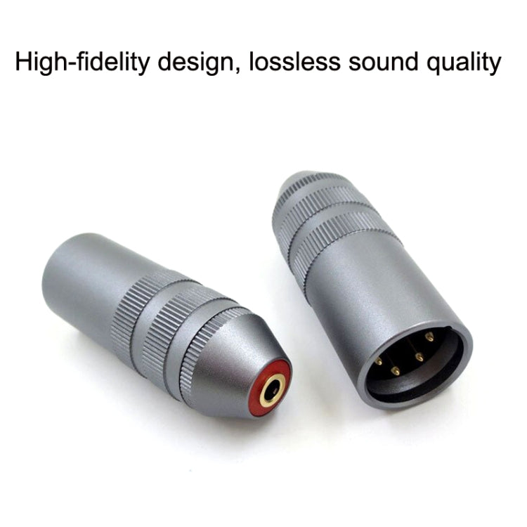 4 Core XLR to 3.5mm Amplifier Balance Female Headphone Adapter - HoMEdemic™ 