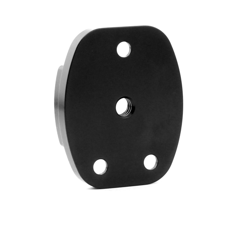 4 Holes Aluminum Quick Release Tripod Mount Base For Sports Camera, Color: Black Embedded Nut - HoMEdemic™ 