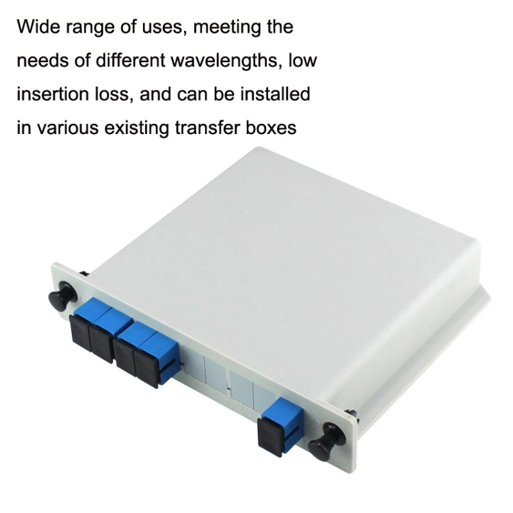 4 In 1 Plug-in PLC Optical Splitter SC Port Carrier-grade Fiber Optic Splitter - HoMEdemic™ 