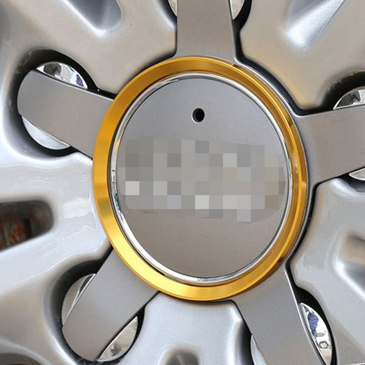 4 PCS Car Aluminum Wheel Hub Deroration Ring For Audi - HoMEdemic™ 